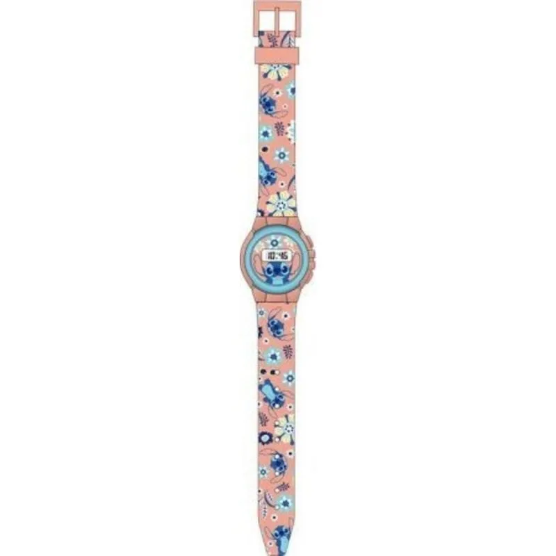 Orologio Digitale Bambino Kids Euroswan LAS4072 Stitch Rosa - immagine 1