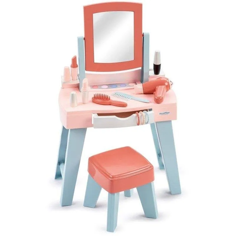 Toccasal Ecoiffier Ma Première con Specchio, Sgabello e 11 Accessori - immagine 1