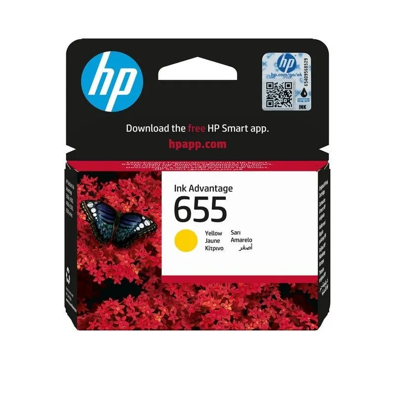 Cartuccia di inchiostro HP 655 Giallo Rendimento standard - immagine 1