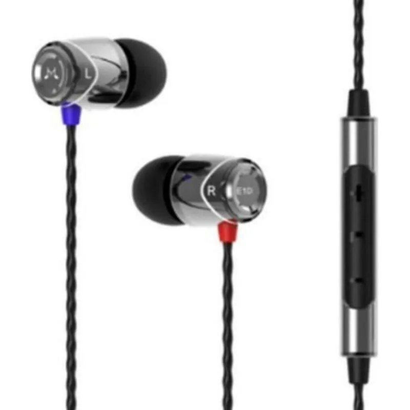 Cuffie SoundMagic E10C con cavo Mini Jack 3,5 mm, microfono e controllo volume nero - immagine 1