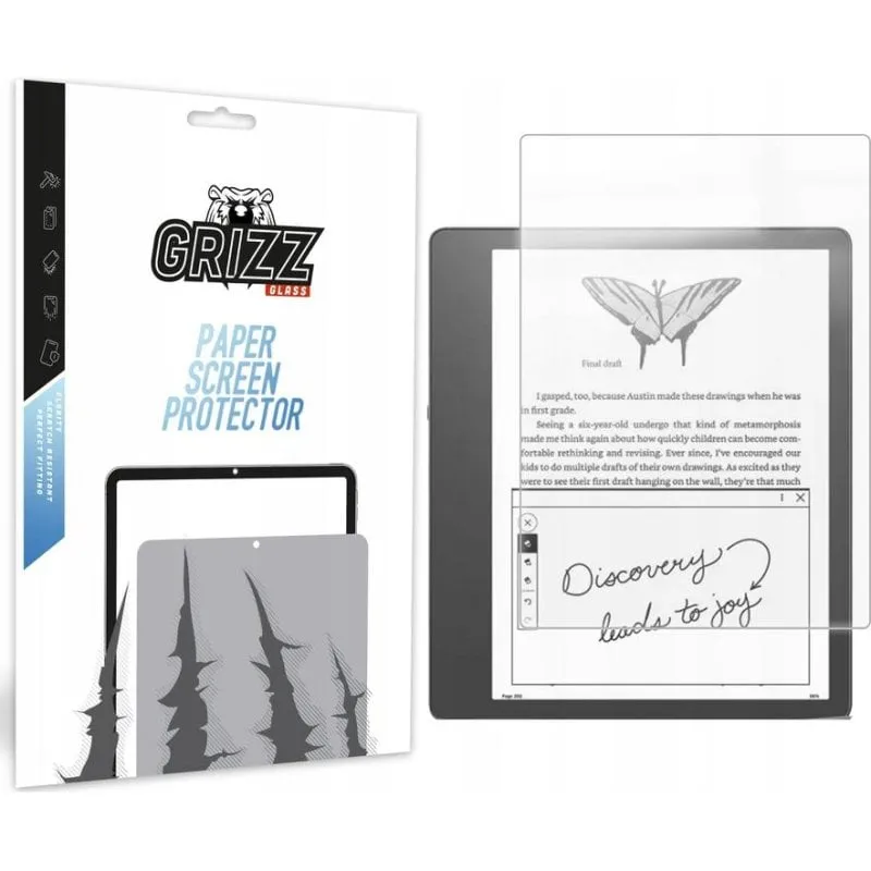 Pellicola protettiva GrizzGlass PaperScreen Kindle Scribe 10,2" antiriflesso - immagine 1