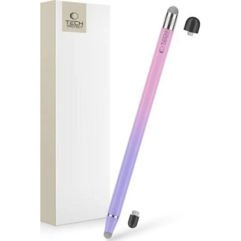 Stylus Tech-Protect USP100 3 Pulsanti 4 Punte Viola Rosa - immagine 1