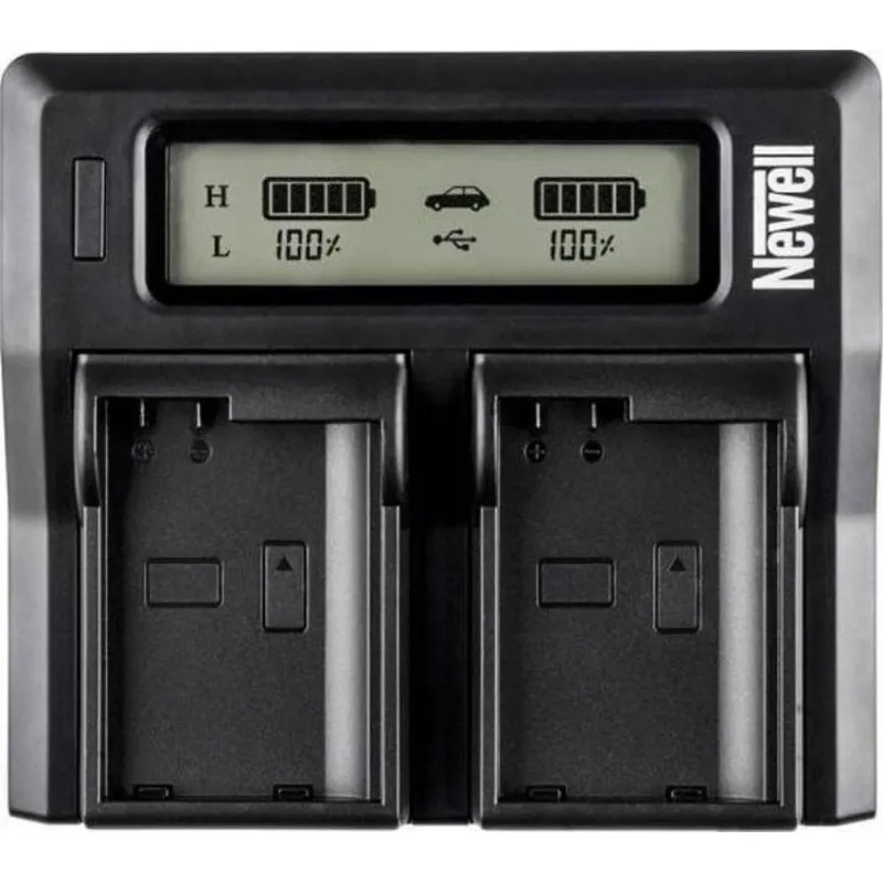 Caricatore doppio Newell DC-LCD per Sony NP-FZ100 LCD USB - immagine 1