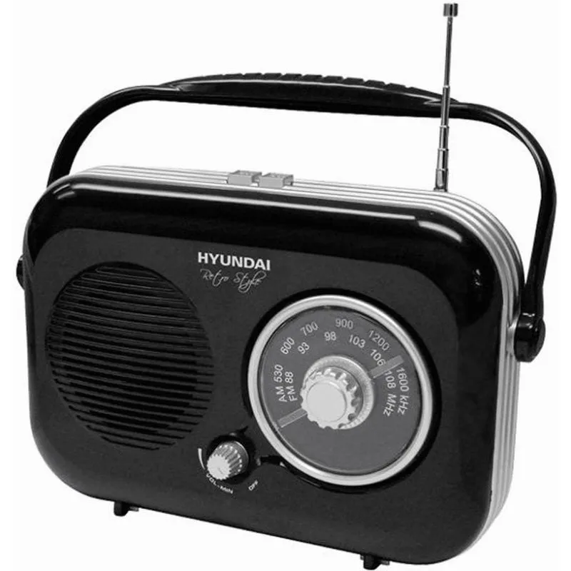 Radio Hyundai PR100 Retro FM/AM con Ingresso AUX - immagine 1