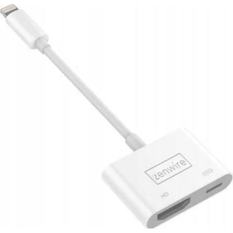 Docking Station Zenwire Lightning a HDMI Bianca - immagine 1