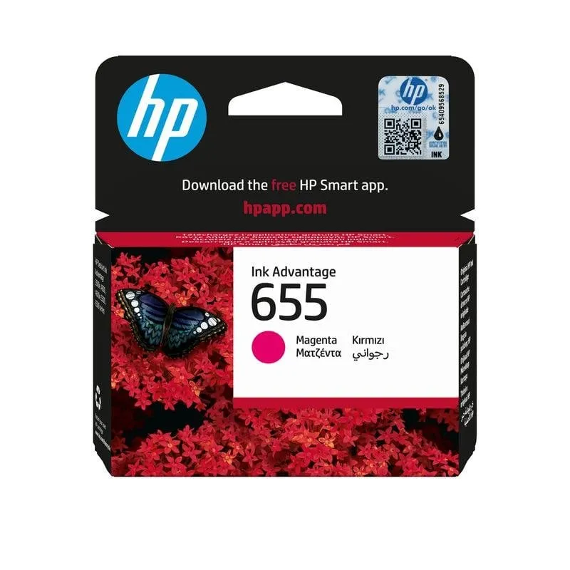 Cartuccia d'inchiostro HP 655 Magenta originale per Deskjet Ink Advantage - immagine 1