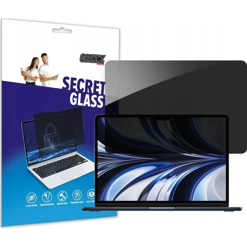 Filtro di Privacy GrizzGlass SecretGlass per MacBook Air 15.3" - immagine 1