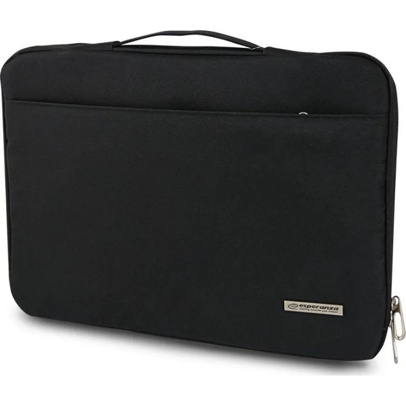 Cover Esperanza ET195 per Notebook 15.6" poliestere nero con manico e tasche - immagine 1
