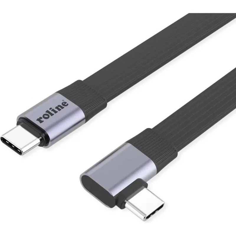 Cavo USB-C Roline USB4-2.0 80 Gbit/s 240 W USB PD 3.1 0,13 m - immagine 1