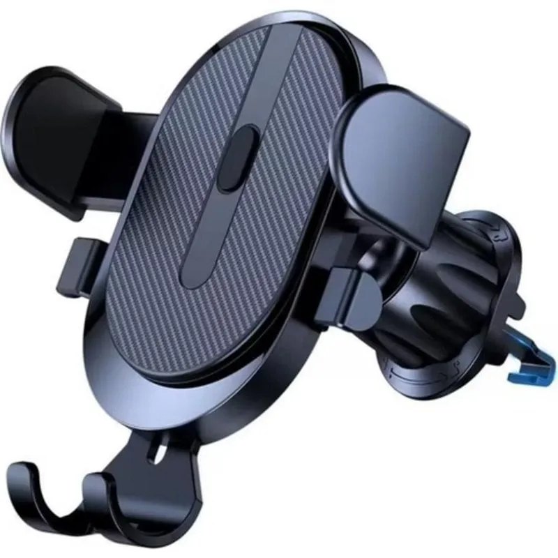 Supporto smartphone TOPK D39G universale clip ventilazione 360° nero - immagine 1