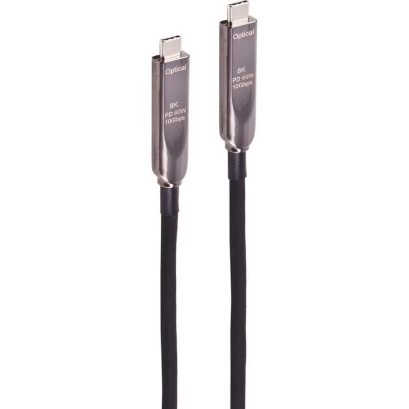 Cavo USB-C a USB-C Shiverpeaks 15 m 10 Gbit/s 60 W 8K - immagine 1