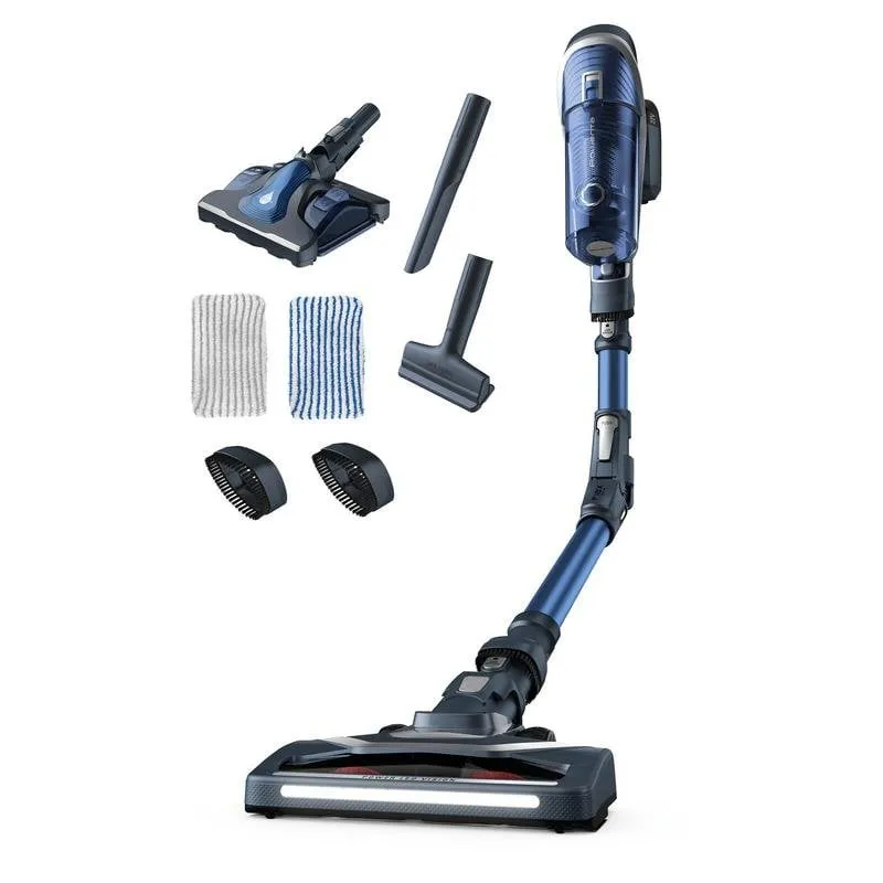 Aspirapolvere senza Sacco Rowenta X-Force RH9680 185W 35 min Turbo Blu Grigio - immagine 1