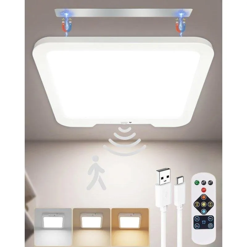 Soffitto LED OVO con sensore di movimento 3 temperature 7000 mAh - immagine 1