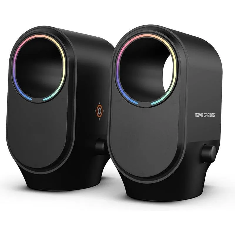 Altoparlanti NOVA gaming Cygnus wireless Bluetooth 5.3 con illuminazione RGB - immagine 1