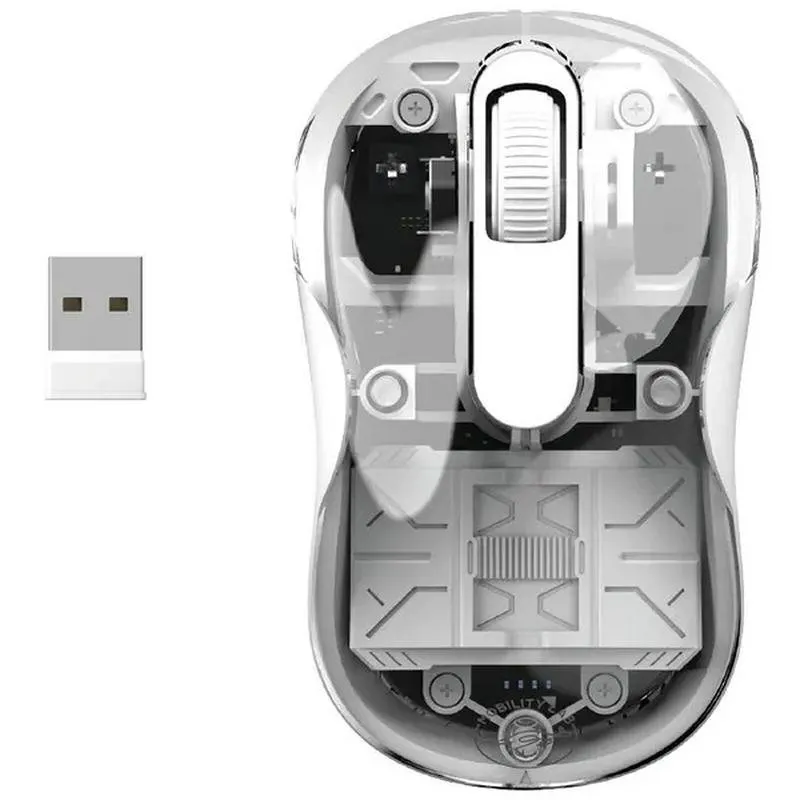 Ratón Mobility Lab ML316536 Wireless RF USB Bianco Ambidestro 3 Pulsanti - immagine 1