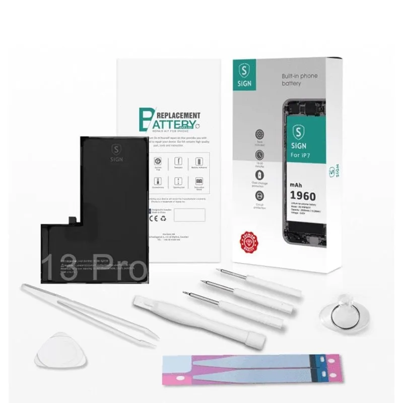 Kit Sostituzione Batteria SiGN iPhone 13 Pro Completo Strumenti - immagine 1