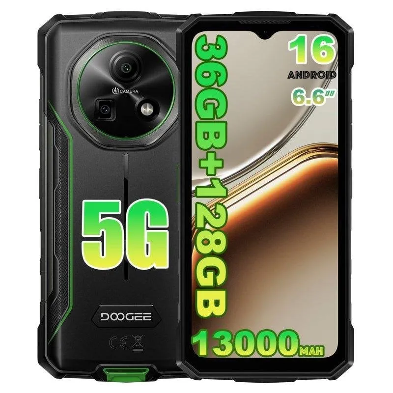 Doogee Fire 7 5G 6GB 128GB 6.6" Verde - immagine 1