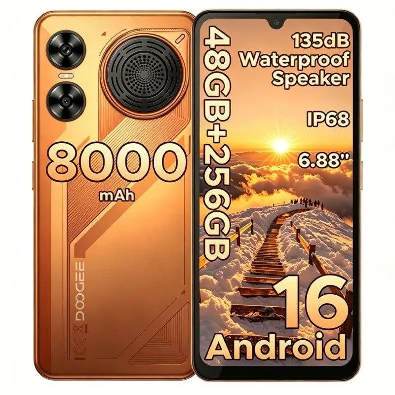 Doogee M30 4G 6GB 256GB 6.88" Arancione - immagine 1