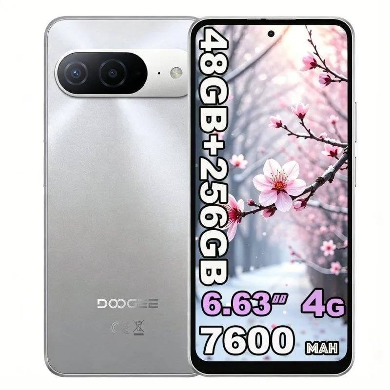 Doogee B10 4G 6GB 6.63" Nero 256GB Fotocamera 64MP - immagine 1