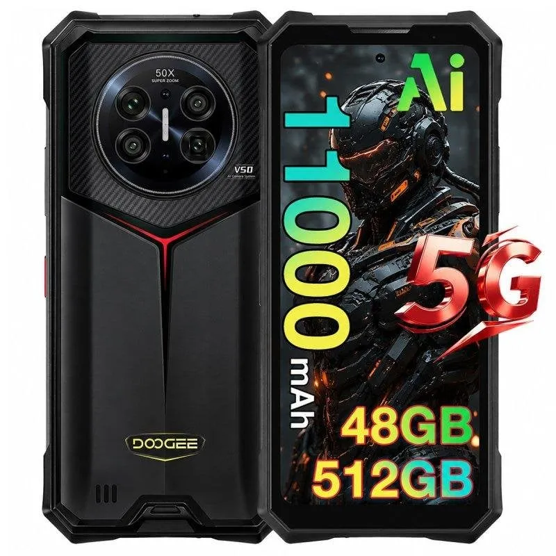 Doogee V50 5G 12GB 512GB 6.78" Nero - immagine 1
