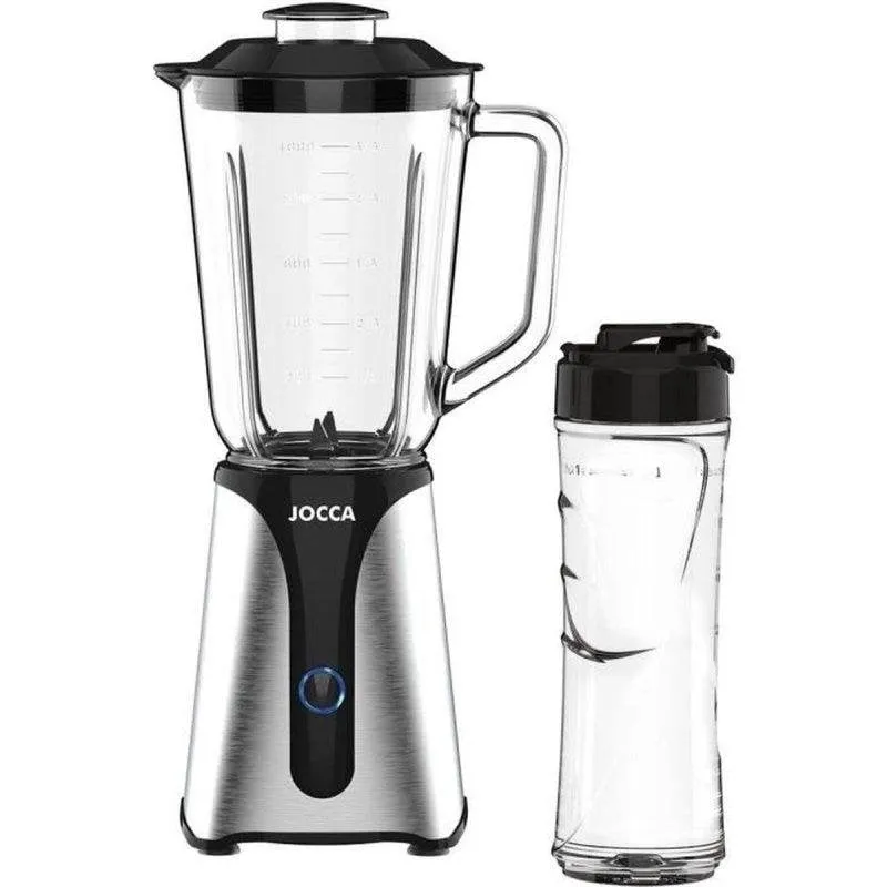 Frullatore Jocca JOCCA 2311 da Banco 350W Boccale Vetro 1L Bottiglia To-go 600ml - immagine 1