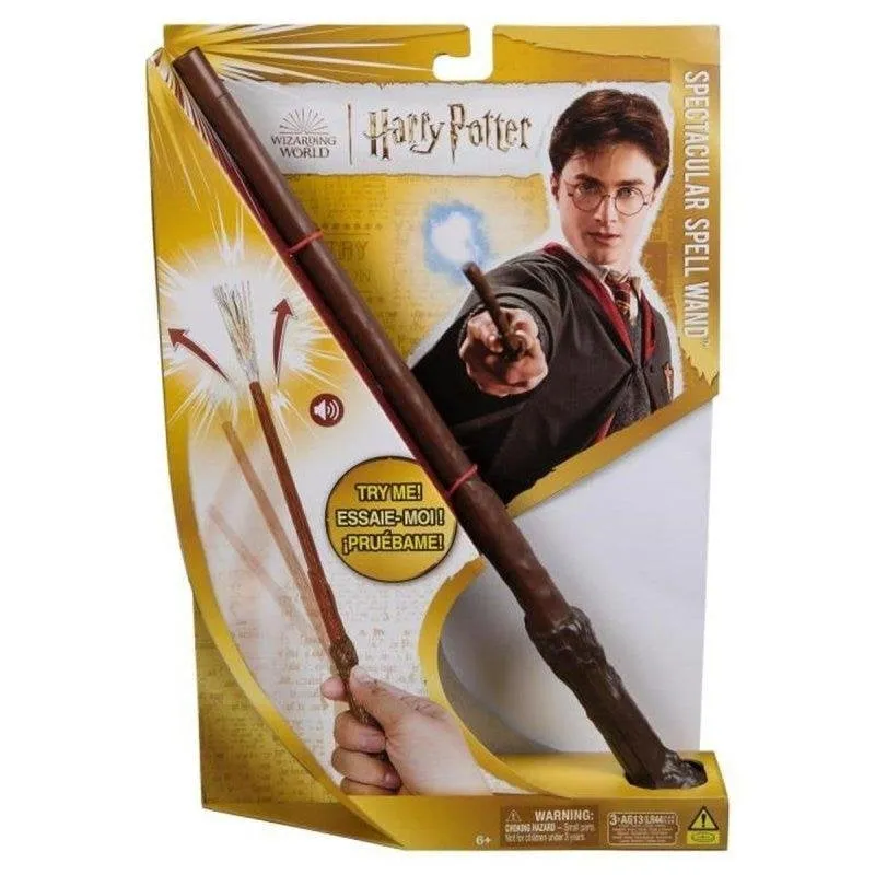 Bacchetta Magica Interattiva Spin Master Harry Potter con Luce e Suono 30 cm - immagine 1