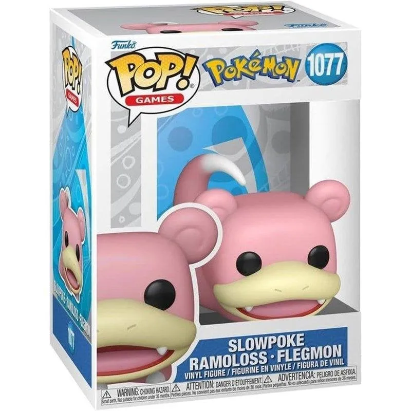 Figurina Funko Pop! Pokémon Slowpoke 6,6 cm con Scatola con Finestra - immagine 1