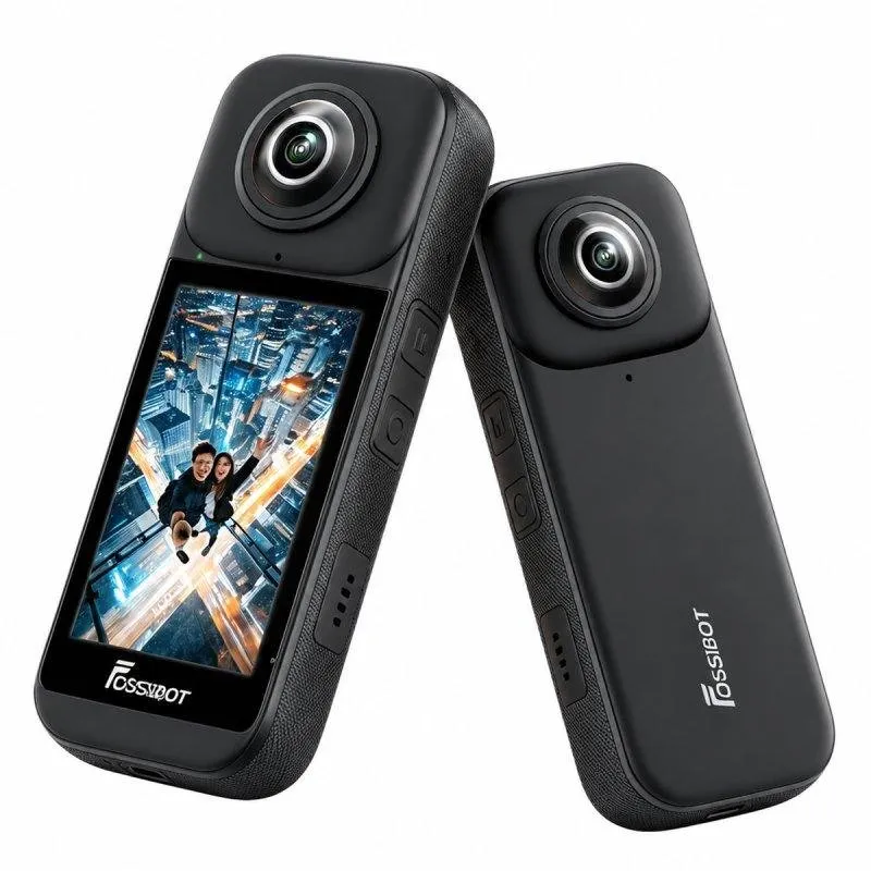 Action Camera Fossibot Fc360 8K UltraWide WiFi BT Stabilizzazione Avanzata - immagine 1