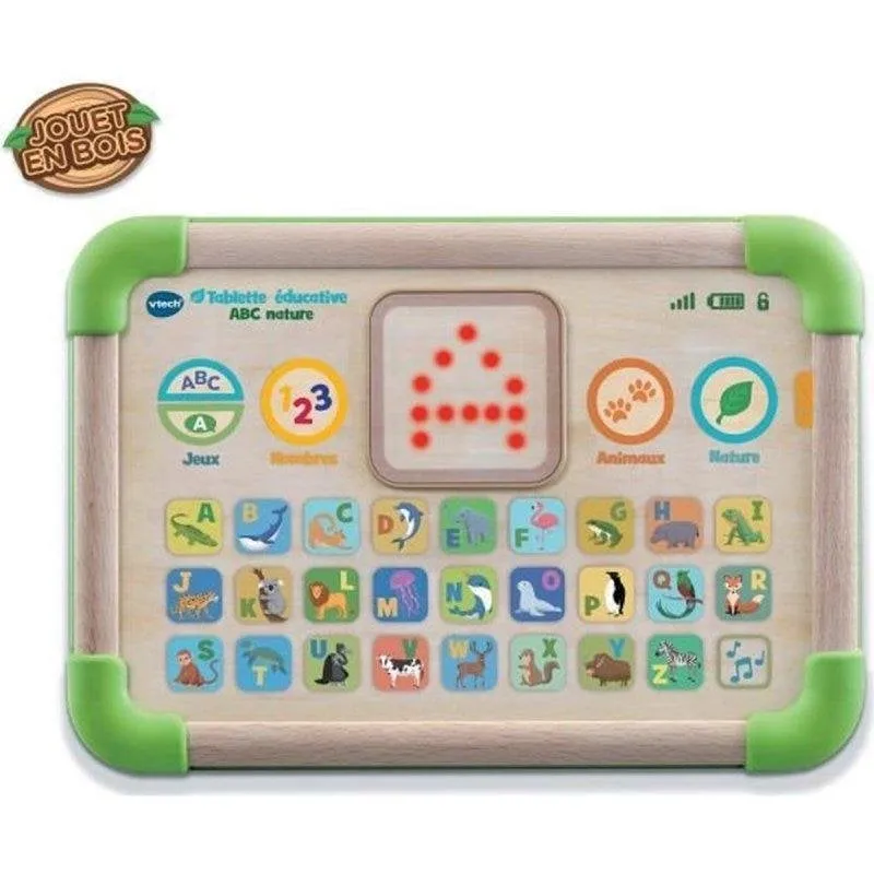 Tablet Educativa VTech ABC Nature 26 Tasti Tattili LED +240 Suoni - immagine 1