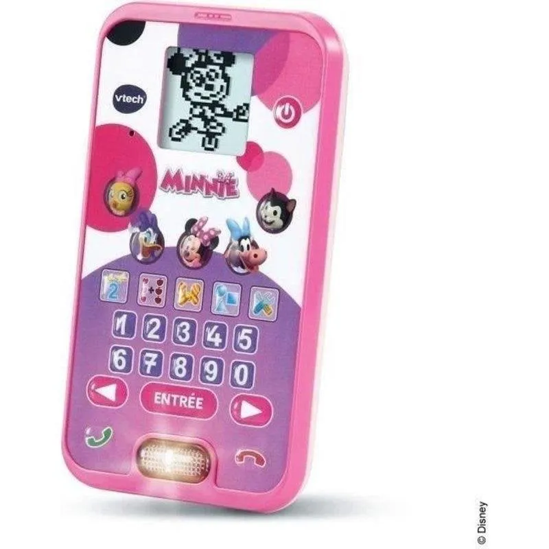 Smartphone Educativo VTech Minnie per Bambini con Schermo Animato e Tastiera - immagine 1