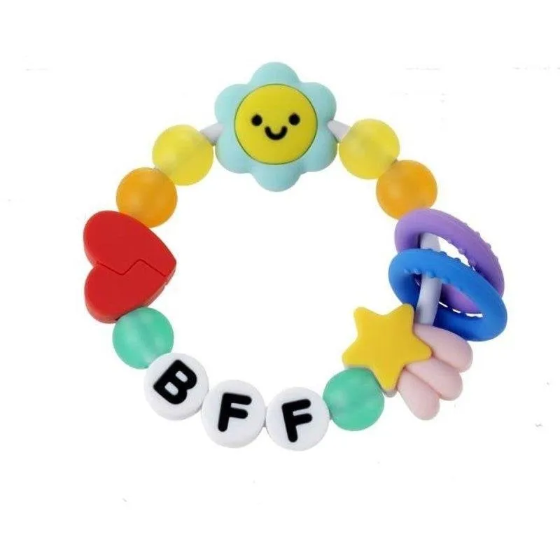Pulsera Mordedor Infantino Best Friend Forever Multicolor 316790 - immagine 1
