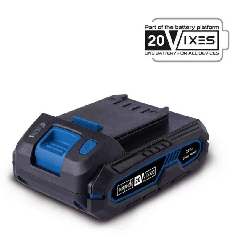 Batteria Scheppach Li-ion 20V 2Ah SBP2.0 Piattaforma IXES - immagine 1