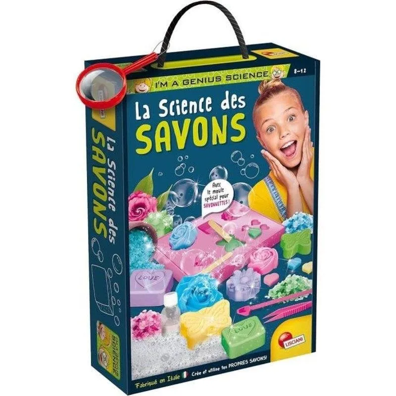 Kit Fabbricazione Sapone Bambini Lisciani Genius +8 Anni Glicerina Utensili - immagine 1