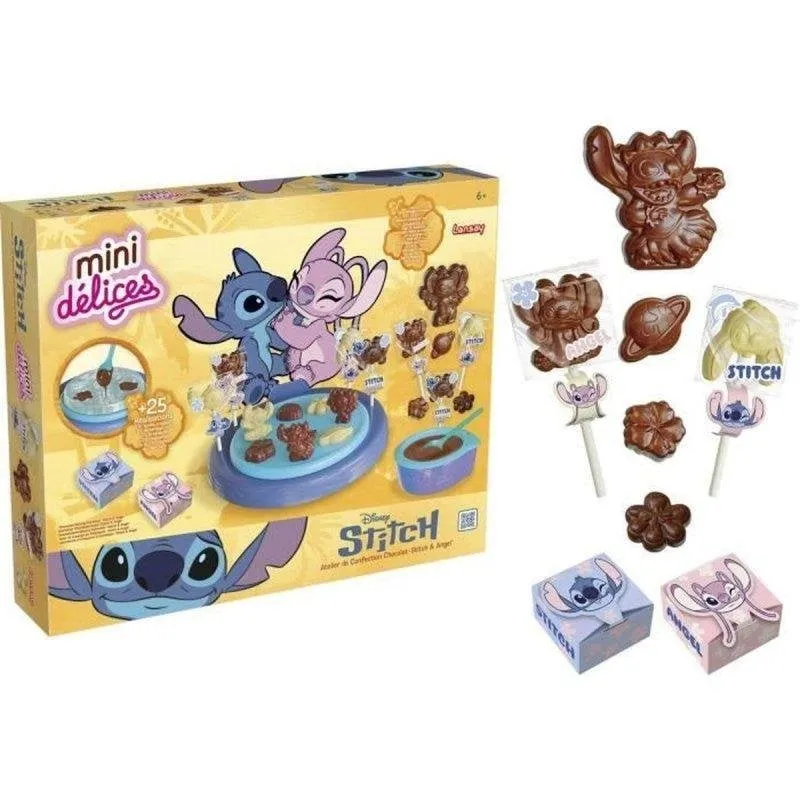 Kit per cioccolatini Lansay Mini Délices Atelier Stitch & Angel per bambini dai 6 anni - immagine 1