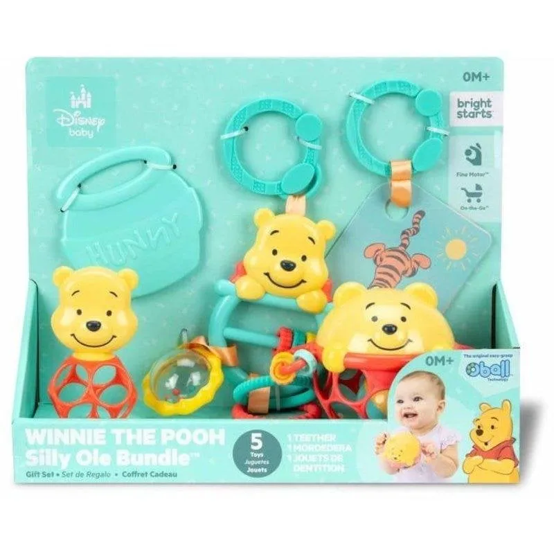 Set Regalo Neonato 5 Pezzi Disney Baby Winnie The Pooh - immagine 1