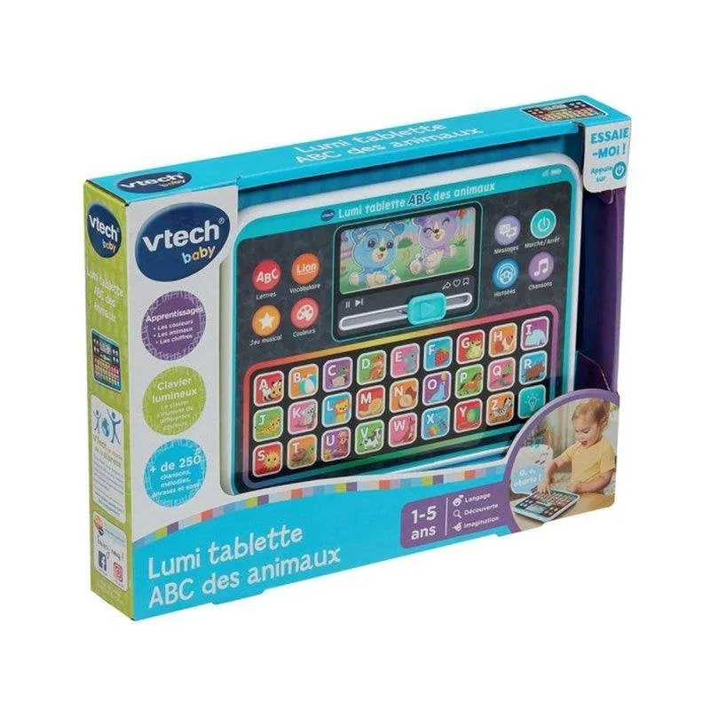 Tablet Didattica VTech Lumi ABC Animali con Tastiera Illuminata per 1-5 Anni - immagine 1