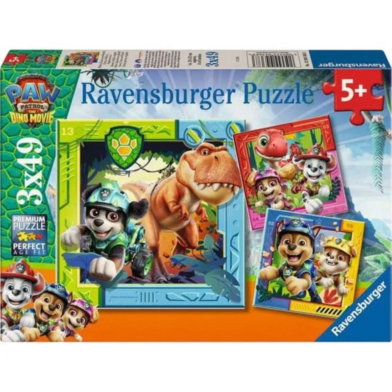 Puzzle Ravensburger La Pattuglia Canina 147 Pezzi 3x49 - immagine 1
