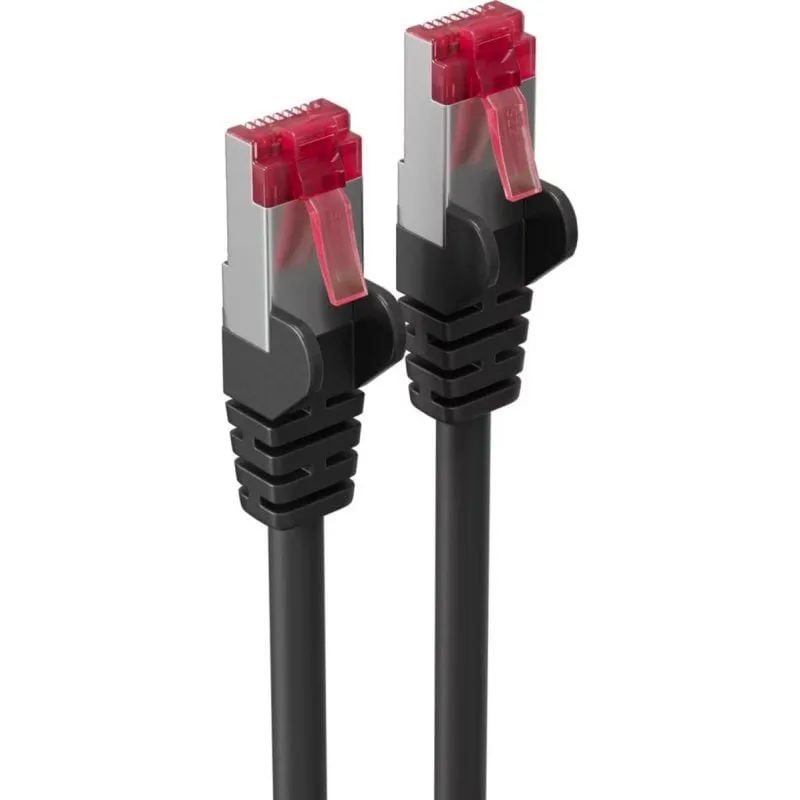 Cavo di rete Shiverpeaks CAT6a S/FTP 30 m LSZH nero - immagine 1