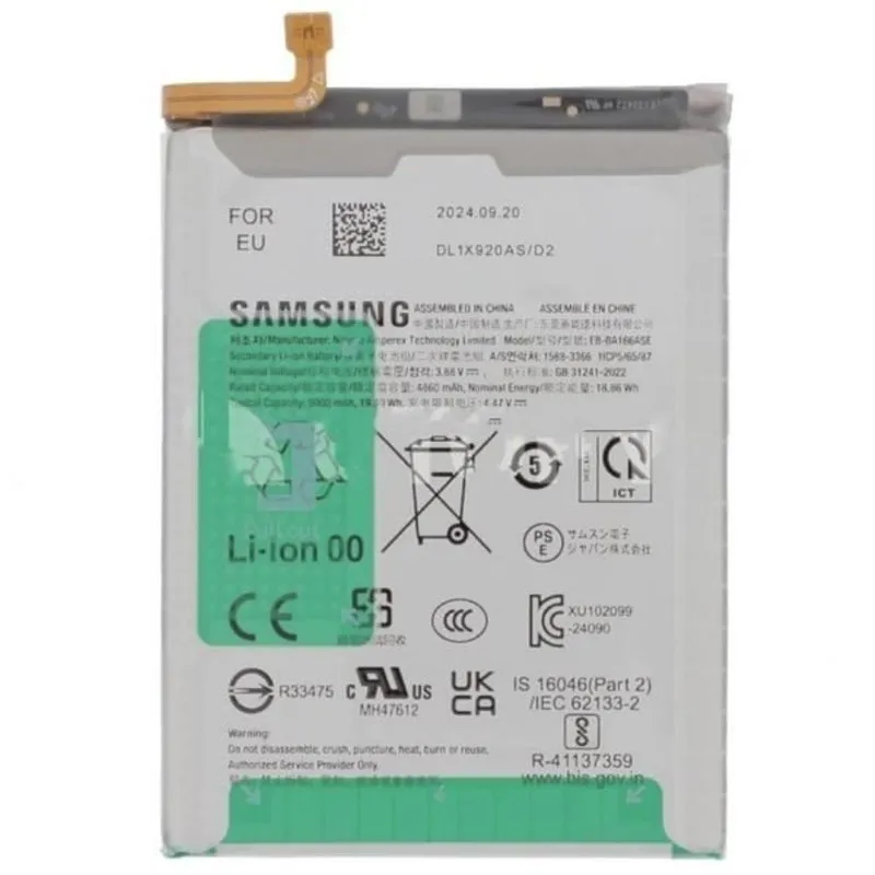 Batteria Samsung Galaxy A16 SM-A165 SM-A166B Ricambio Alta Capacità - immagine 1