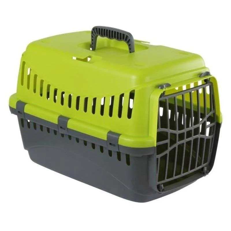 Trasportino cani Kerbl Expedition 10kg PVC Verde e Grigio 48x32x32 cm con punto cintura - immagine 1