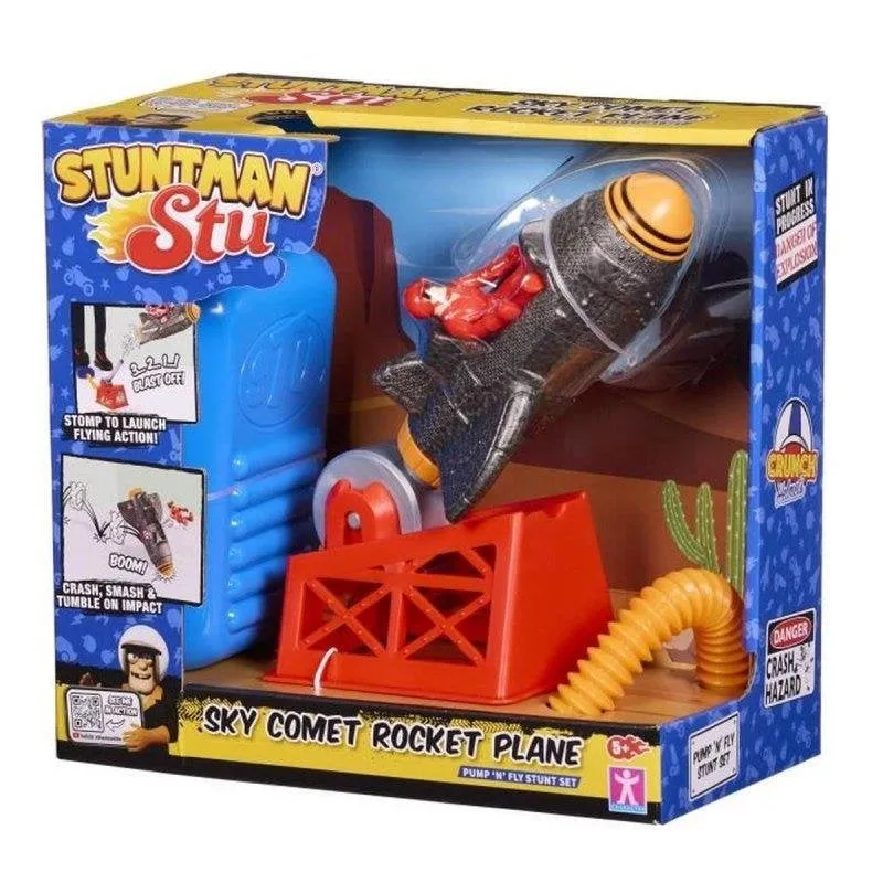 Razzo a propulsione Bandai Stuntman Stu COSS8199 con rampa di lancio - immagine 1