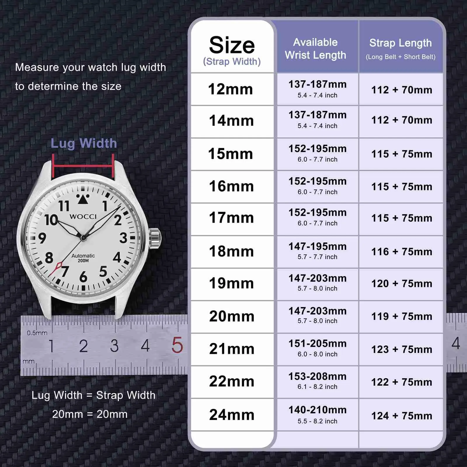 WOCCI 18mm Orologi Cinturino in Silicone con Fibbia Argento per Uomo e Donna (Rosa Chiaro) - immagine 5