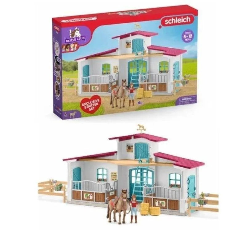 Set di Gioco Schleich Horse Club Centro Equestre 75 Pezzi - immagine 1