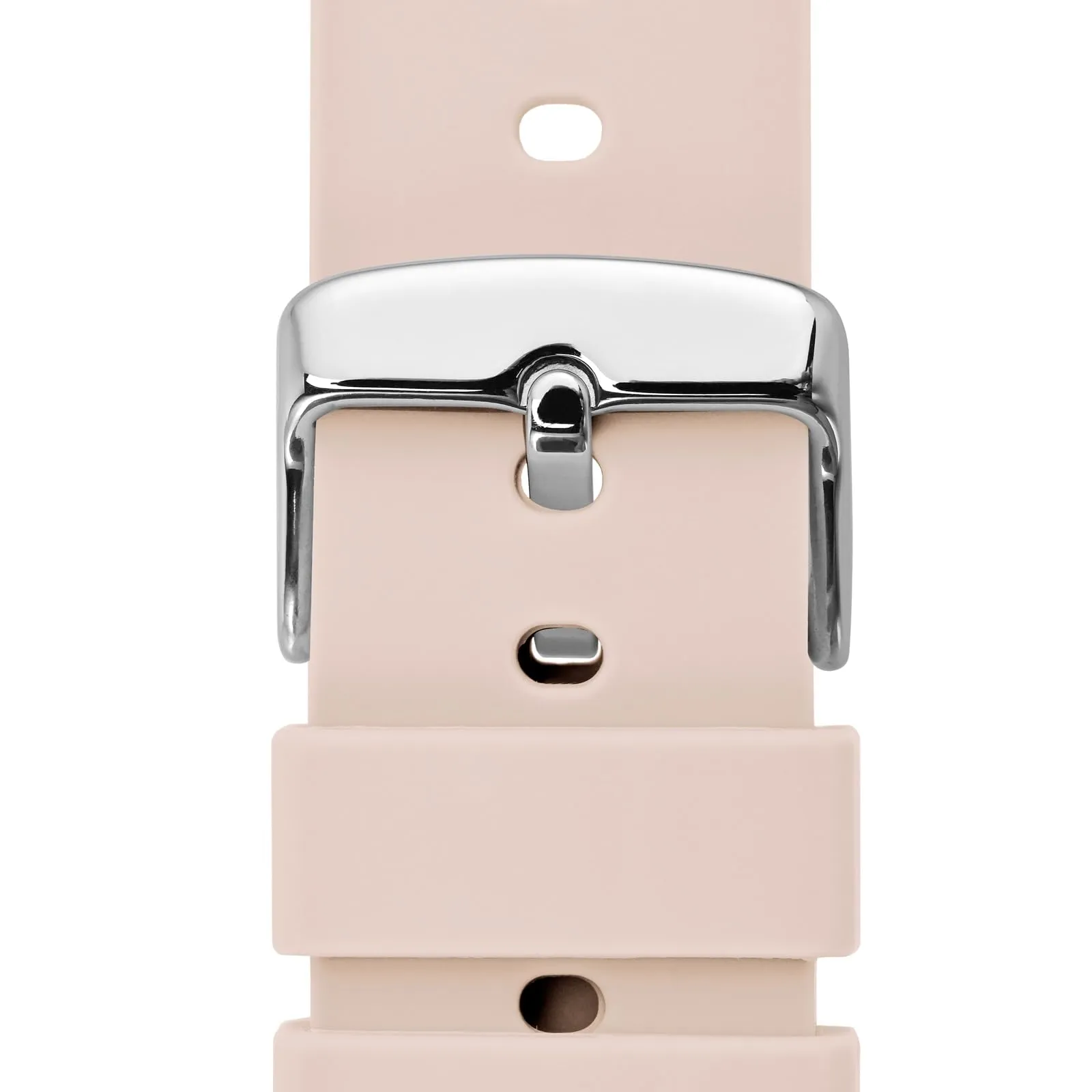WOCCI 22mm Orologi Cinturino in Silicone con Fibbia Argento per Uomo e Donna (Rosa Chiaro) - immagine 9