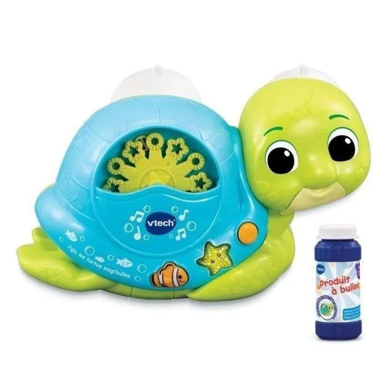Tartaruga da Bagno Interattiva VTech Juju My Bubble Turtle con Musica e Bolle - immagine 1