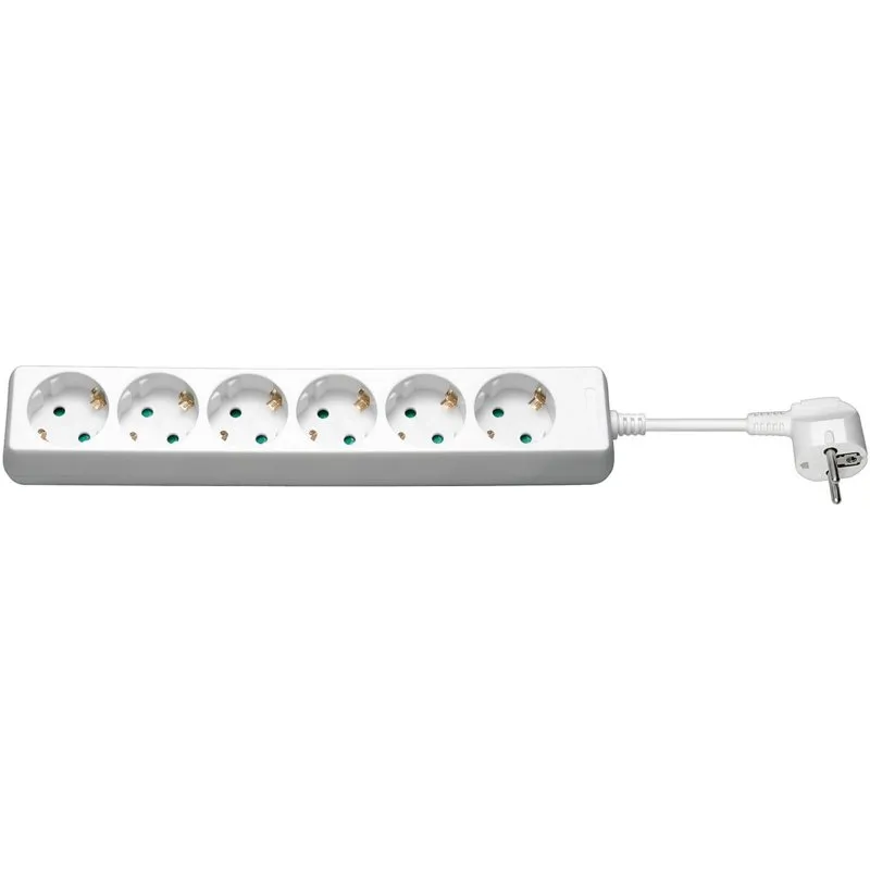 Multipresa Goobay 38840 6 prese Tipo F 5 m con protezione sovraccarico - immagine 1