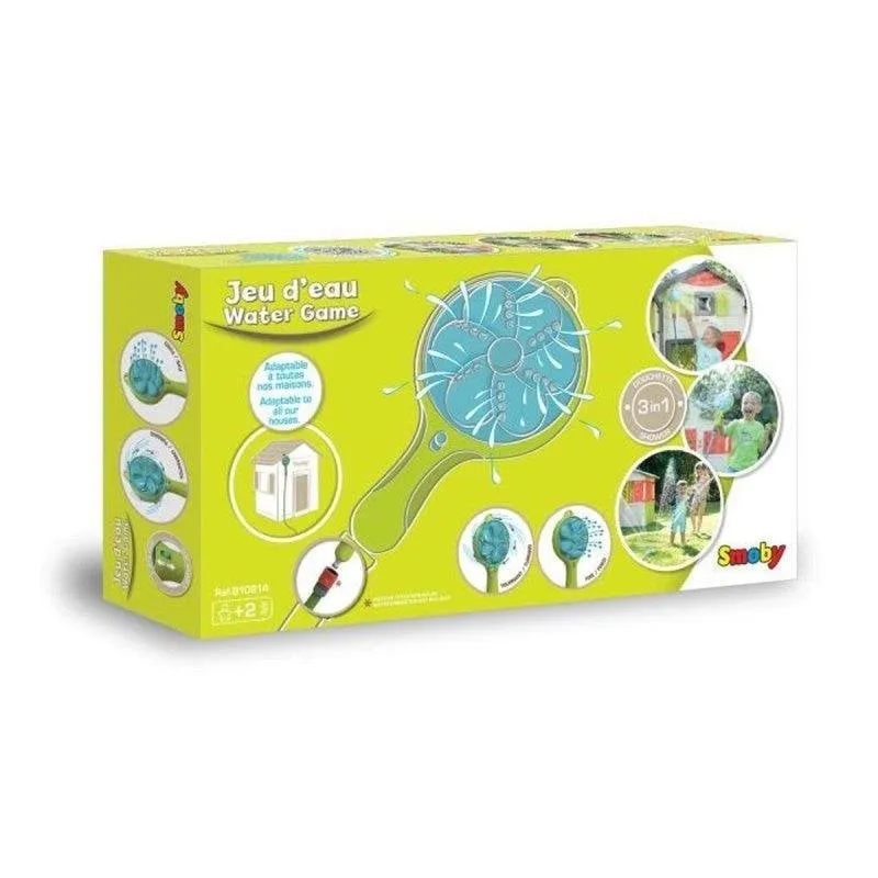 Doccetta Smoby 3 in 1 Blu con Raccordo Tipo Gardena per Gioco Esterno - immagine 1
