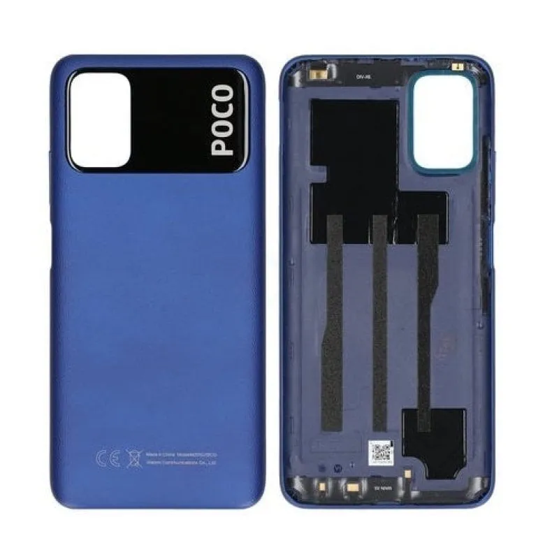 Cover posteriore Poco M3 Blu Ricambio Compatibile Smartphone - immagine 1