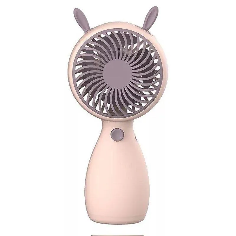 Mini Ventilatore Portatile Dam Electronics Rosa 5W USB Compatto ABS - immagine 1