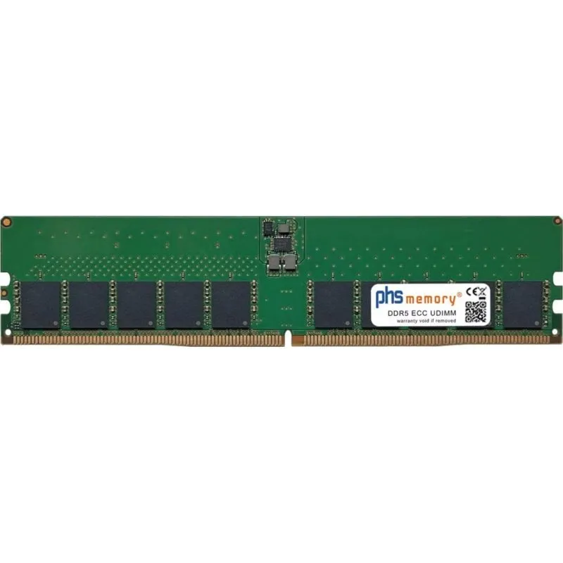 Memoria RAM PHS-memory SP623992 64GB 4x16GB DDR5 5600MHz DIMM 288 pin - immagine 1